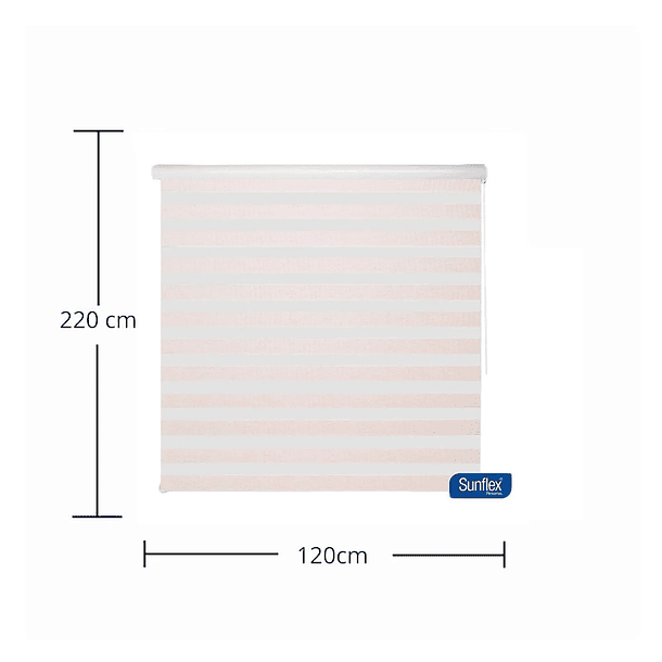 Cortina Enrollable Roller Duo Arena 120x220cm Sunflex 5