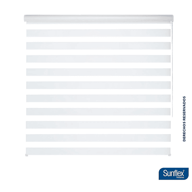 Cortina Enrollable Roller Duo Blanco 160x170cm Sunflex 3