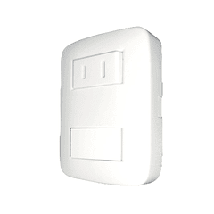 Interruptor + Toma de Sobreponer Basic Blanco Mercury