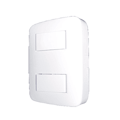 Interruptor Doble de Sobreponer Basic Blanco ETI82 Mercury