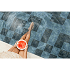 Pared Moderna Tahoe Azul Multitono Corona 20.5x20.5cm 1