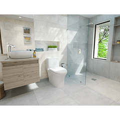 Piso Pared Natural Vancouver Hielo Corona 30x60cm Segunda Calidad