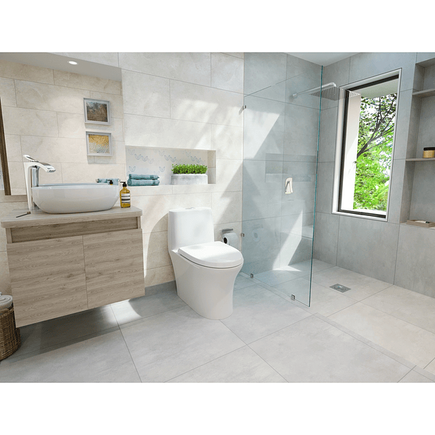 Piso Pared Natural Vancouver Hielo Corona 30x60cm Segunda Calidad 1