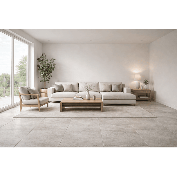 Piso Interior Sienito Plus MRE Gris 62x62cm 2