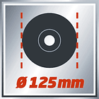 Combo Pulidora Angular Einhell TC-AG 125 850W 4 1/2