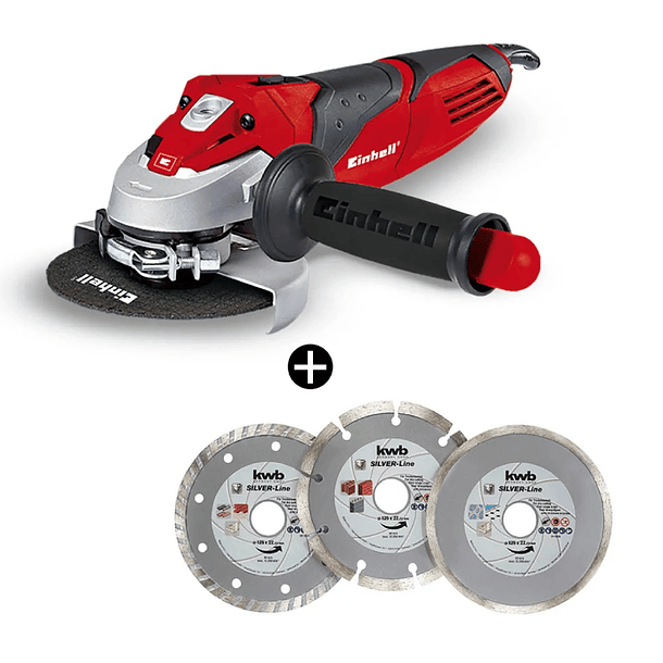 Combo Pulidora Angular Einhell TC-AG 125 850W 4 1/2