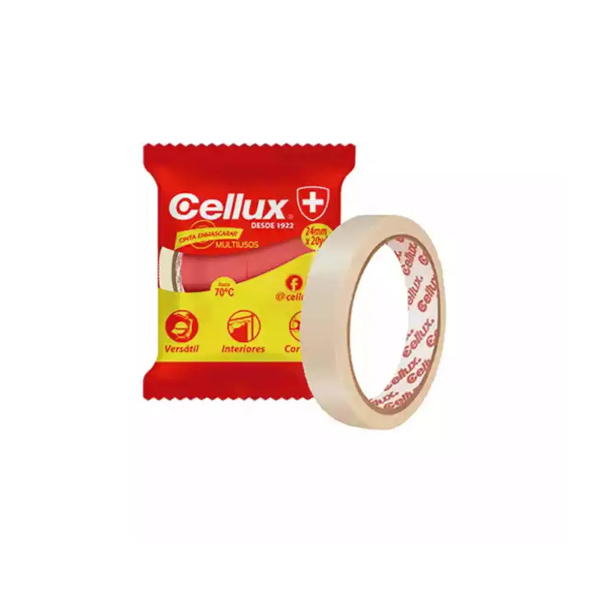 Cinta Enmascarar 1” 20 metros Cellux
