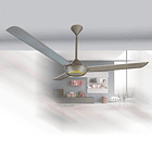 Ventilador Techo Bronce De 3 Aspas 3