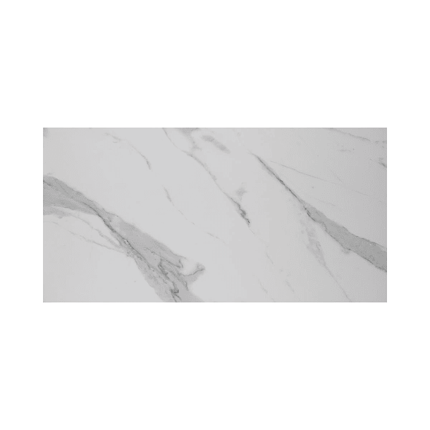 Porcelanato Statuario Grandy Blanco Marmolizado 60x120 cm 3