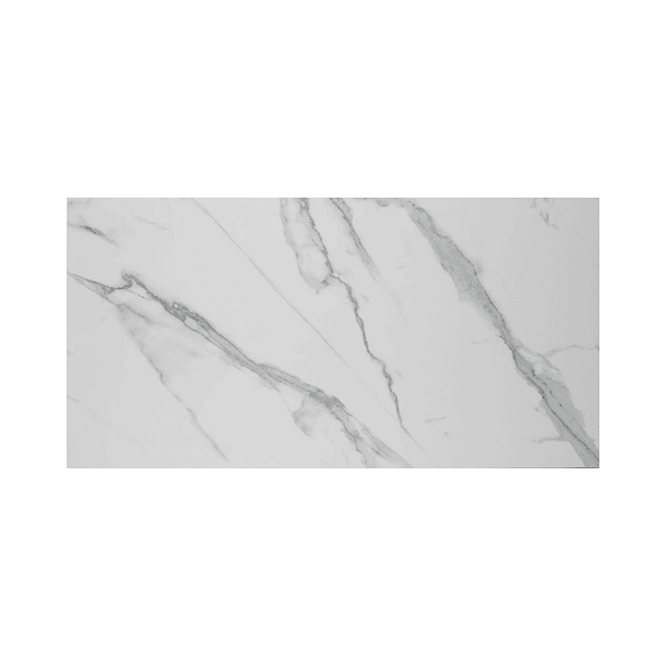 Porcelanato Statuario Grandy Blanco Marmolizado 60x120 cm 5