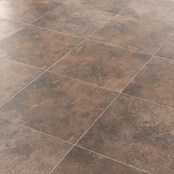 Piso Cerámico Oaxaca Mocca Café 61x61cm Alfa 2