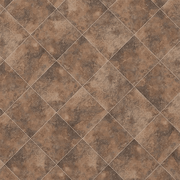 Piso Cerámico Oaxaca Mocca Café 61x61cm Segunda Calidad Alfa 4