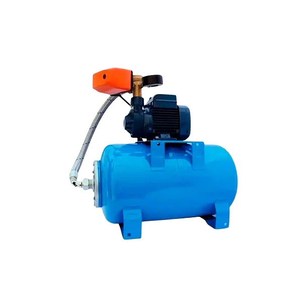 Equipo Hidroneumático PKM60 1/2HP con Tanque Horizontal de 20 Litros Pedrollo 1