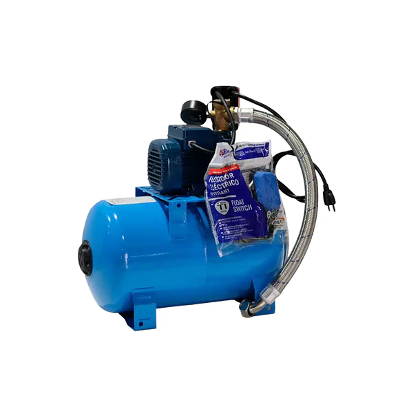 Equipo Hidroneumático PKM60 1/2HP con Tanque Horizontal de 20 Litros Pedrollo 3