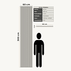 Flexypanel Autoadhesivo Plata Almacora 60x300cm 3