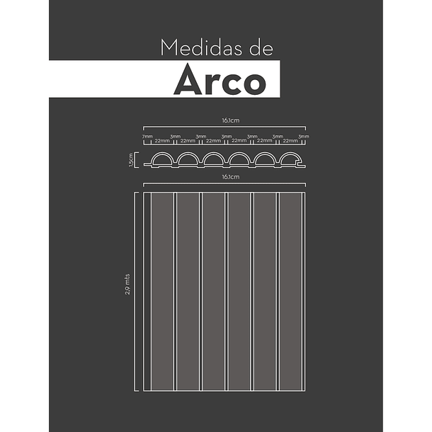 Panel WPC Interior Arco Blanco Almacora 290x16.1 cm 4