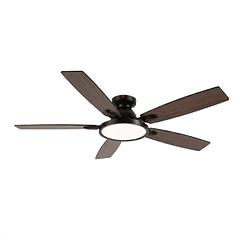 Ventilador con luminaria LED Luxury 60W Wood/Black IDL155 Mercury