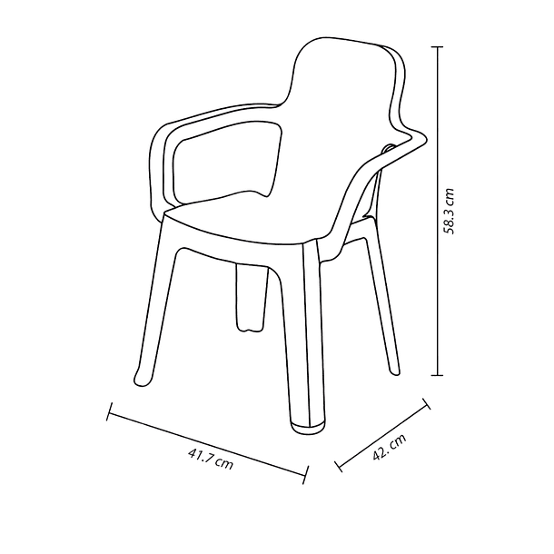Silla Kinder Infantil Verde Ref. 14608-S Rimax 5