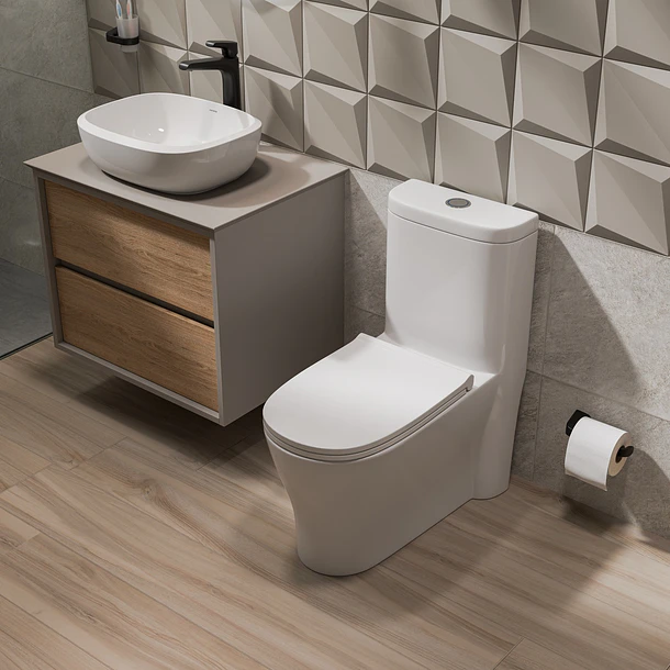 Sanitario Barcelona One Piece Blanco Corona 7