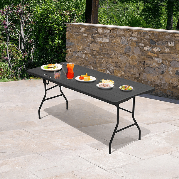 Mesa Plegable Tipo Madera 152cm Rimax 2