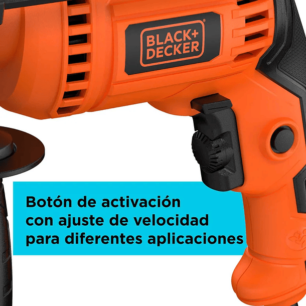 Taladro 1/2 Percutor 550w 2800 Rpm Black & Decker 6