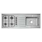 Meson Ovata Haceb 1.50 Metros Acero Inoxidable Pozuelo Derecho 3