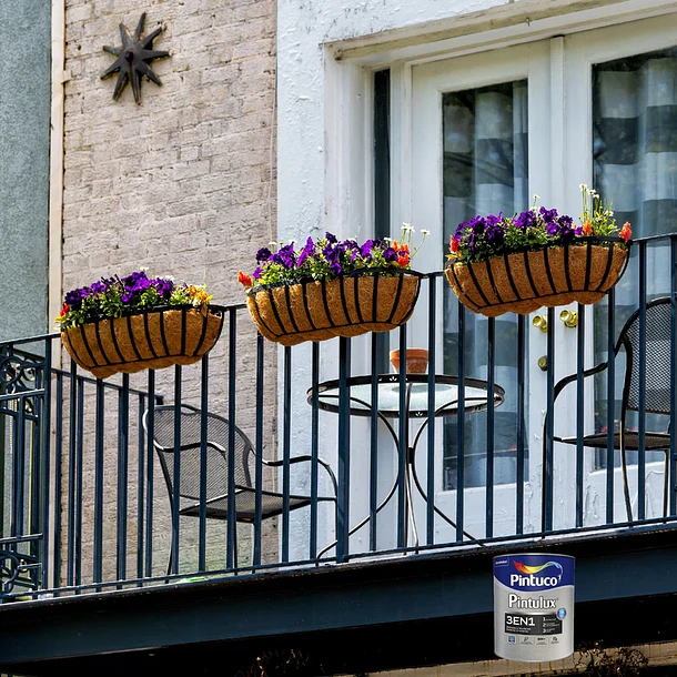 Pintulux 1/4 Galón 3 En 1 Negro    3