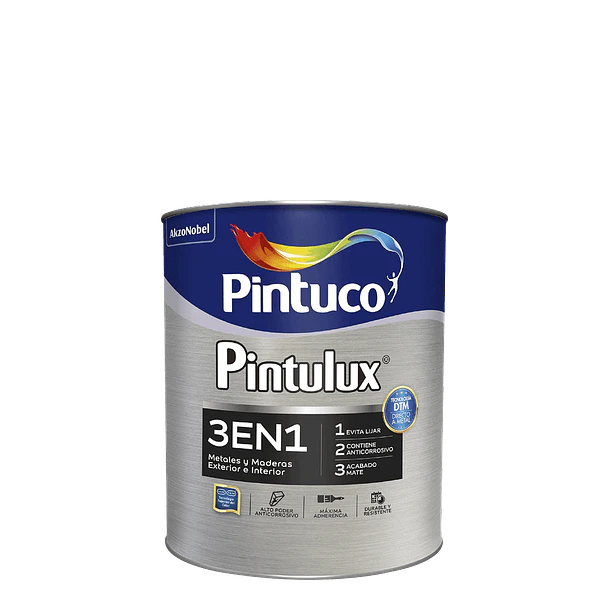 Pintulux 3 en 1 Rojo Bermellon 1