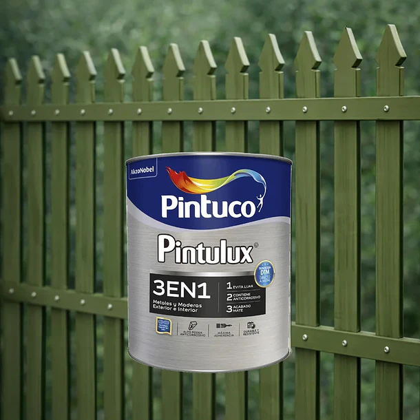 Pintulux 3 en 1 Verde Bronce 2