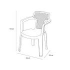 Silla Mia Con Brazo Grafito Rimax 5