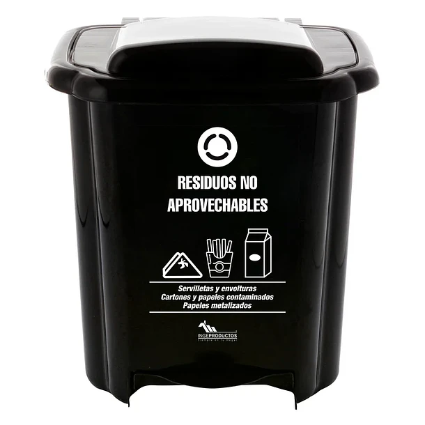 Papelera De Pedal Cuadrada 1