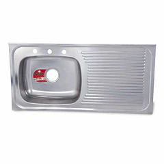 Lavaplatos 100x50cm  Mezclador-Escurridor Izquierdo North