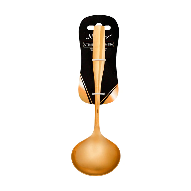 Cucharón Hostess con PVD Dorado Novum 1
