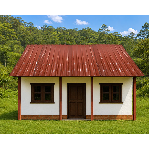 Teja Ecolit Roja 5.90x1.10 Eternit 2