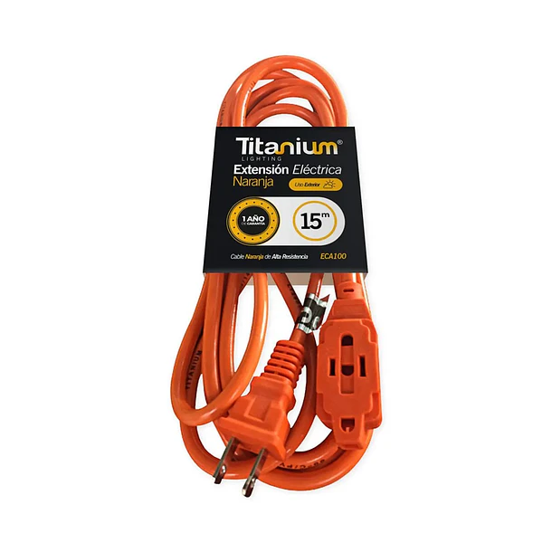 Extensión Eléctrica ECA100  15mts Titanium 