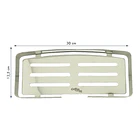 Repisa Para Baño De Acero Rectangular 2