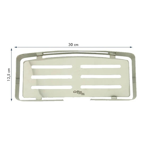 Repisa Para Baño De Acero Rectangular 2