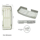 Repisa Para Baño De Acero Rectangular 4