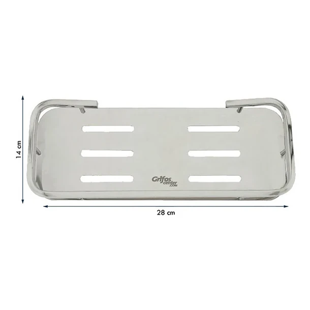 Repisa Para Baño En Acero Rectangular 3
