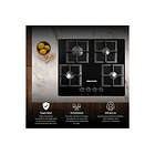 Estufa 4 Ptos Gas Cristal Sq6762 60x52 Challenger 8