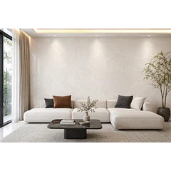 Pared Interior Portofino Blanco Marmolizado Veta Beige 30x60