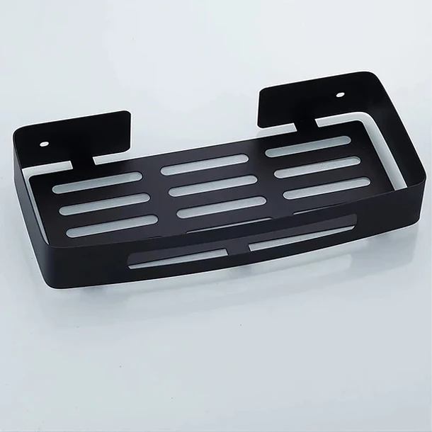 Repisa para Baño Rectangular Negra PY-T1201H ﻿Smart Grifos 2