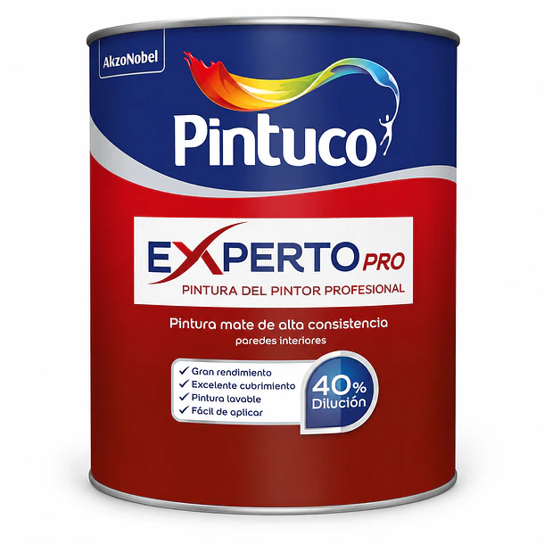 Experto Pro Mate Base Pastel Pintuco 