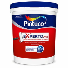 Pintura Experto Pro Mate Blanco Almendra Cuñete Pintuco