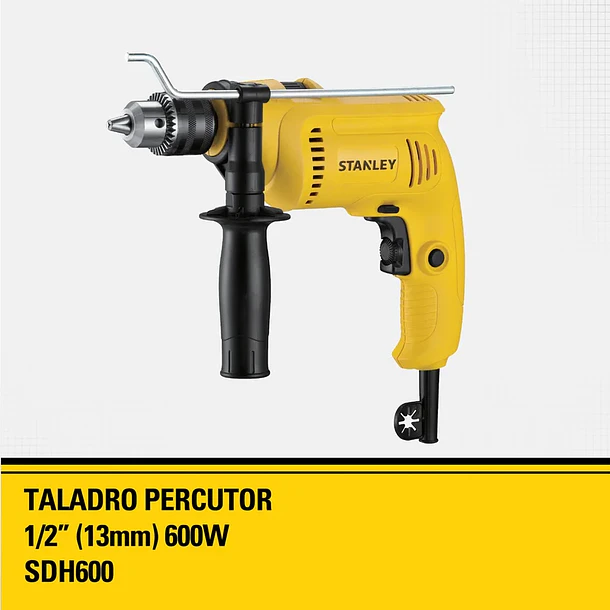 Taladro Percutor 600 W Stanley 2