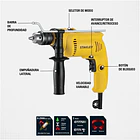 Taladro Percutor 600 W Stanley 3