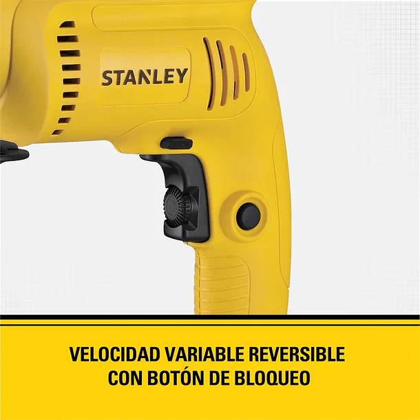 Taladro Percutor 600 W Stanley 6