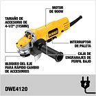 Pulidora Angular DWE4120-B3 de 4 1/2