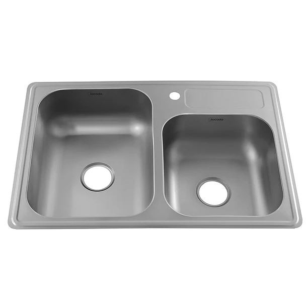 Lavaplatos Doble 84 x 56 cm Socoda 1