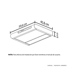 Campana Extractora Tofu 60 cm Inoxidable Haceb 4